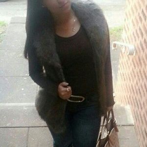 Faux fur vest